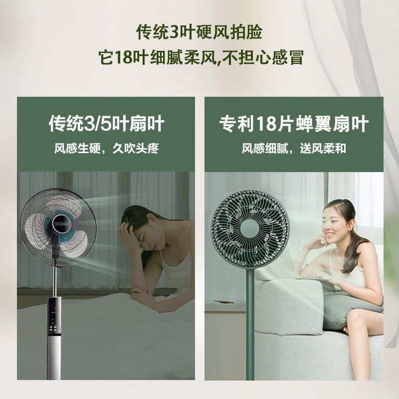 先锋电风扇FS25-22A家用风扇B卧室落地扇办公室电扇空气循环扇静