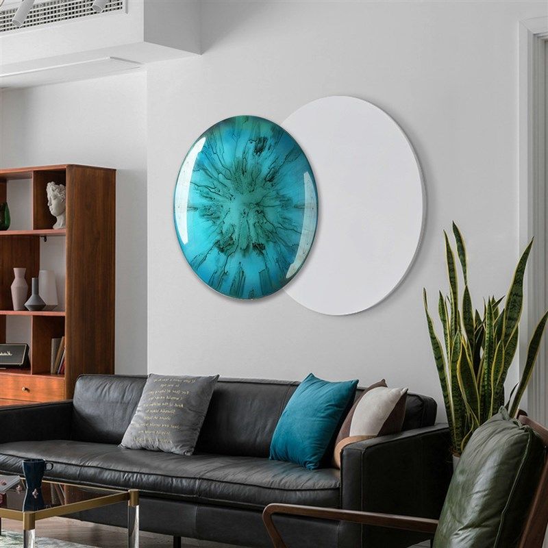 简约轻奢圆d形壁饰装饰画挂画亚克力餐厅背景墙组合立体画高端壁,家居饰品,现代装饰画,淘宝优惠券,粉丝福利购,淘宝优惠卷