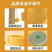 ZOO猫爬架小型猫玩r具猫抓板猫跳台创意太阳花剑麻猫抓柱猫咪