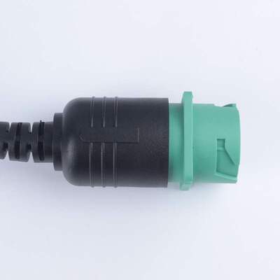 适用于疯抢OBD216pin公头转康明斯9pin发M动机重卡东风OBD诊断线