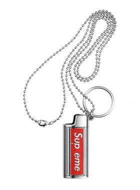 Sup eme 19ss Lighter Holster正确版过验火机壳潮流J5打火机项链