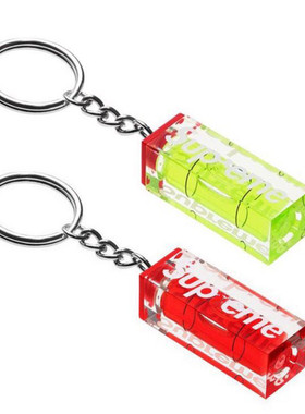 Sup eme 18FW UNSEEN Level Keychain 水平仪 钥匙扣挂件吊坠配件