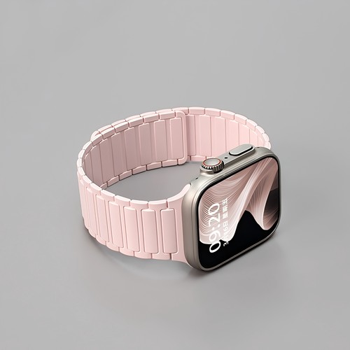 苹果手表磁吸硅胶表带