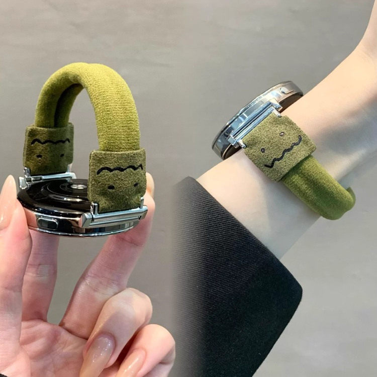 知了兔适用华为GT6手表表带GT5可爱涂鸦GT4发圈松紧表带watch5舒适弹力腕带GT3pro/gt2柔软手环41mm小众腕带,智能设备,智能手表手环表带/腕带,淘宝优惠券,粉丝福利购,淘宝优惠卷