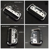 423加厚弹簧折叠拉手工具箱活动提手木箱环提手工业设备箱把手