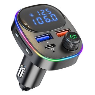 车载mp3蓝牙播放器12V24V通用带PD BC82点烟器U盘式 QC3.0快充车充