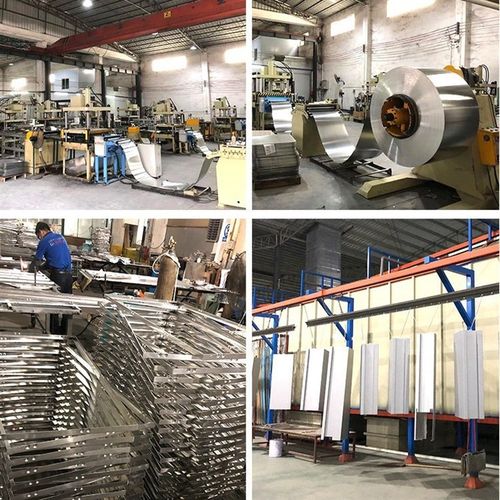 工厂直销闪银色铝扣板集成吊顶8008G00客厅办公室天花板全套配