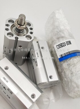 气动薄型气缸CD55B C55B20-60M/80M/100M/125M/1T50M符合ISO标准