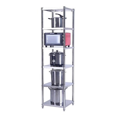 不锈钢厨房50x50置物架40公分宽落地50cHm35厘米窄款30cm高80架子