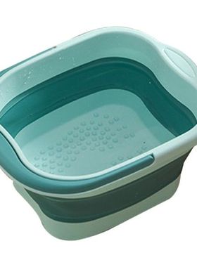 极速Foot Soaking Bath Basin Collapsible Soak BasUin Feet Spa