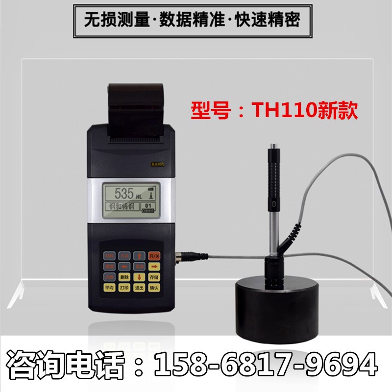 北京时代里氏硬度计TH110便携式金属硬度计铸铁模具钢硬度测试仪