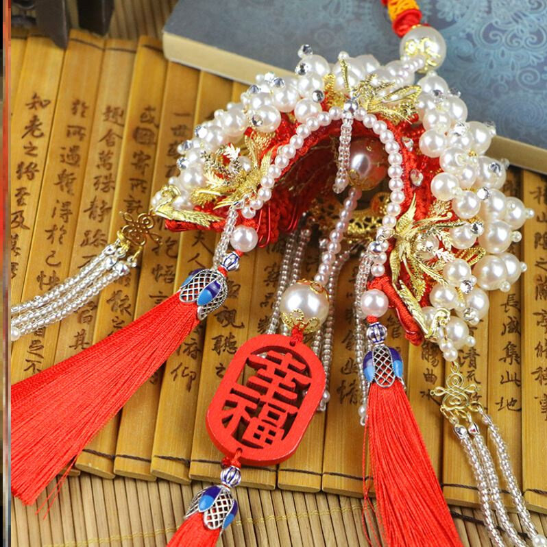 新款手工钩针编织diy凤冠状元帽材料包 生日结婚礼物送闺蜜送女友