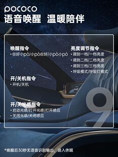 POCOCO车载星空灯情侣送男友礼物星空顶奔驰奥迪汽车满天星氛围灯