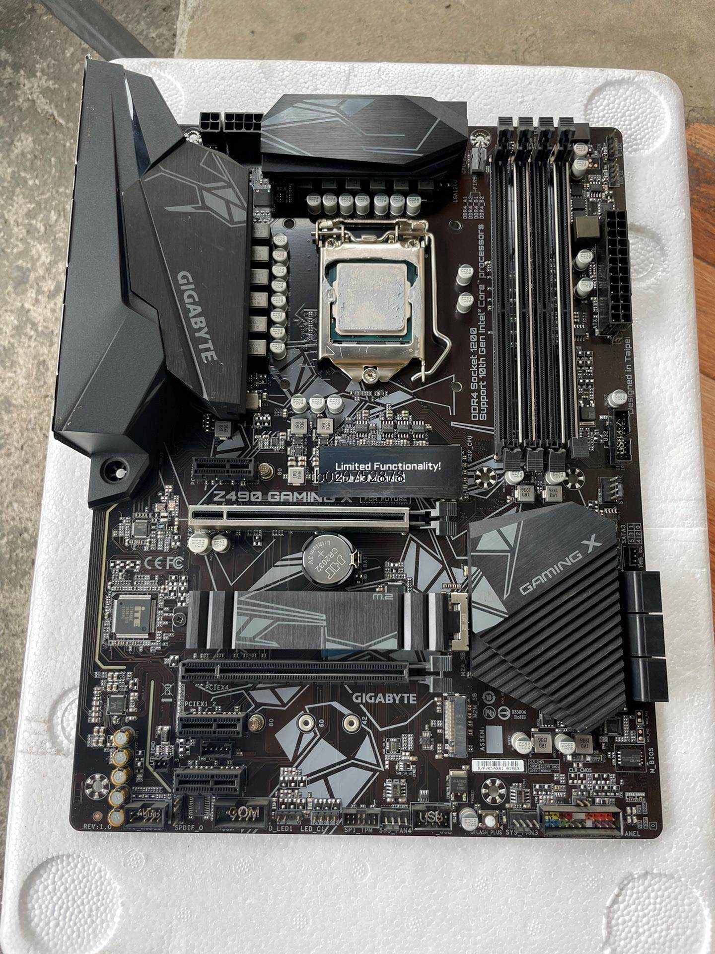 技嘉z490gaming x,拆机9片,还在保修期,成色好,【询价】