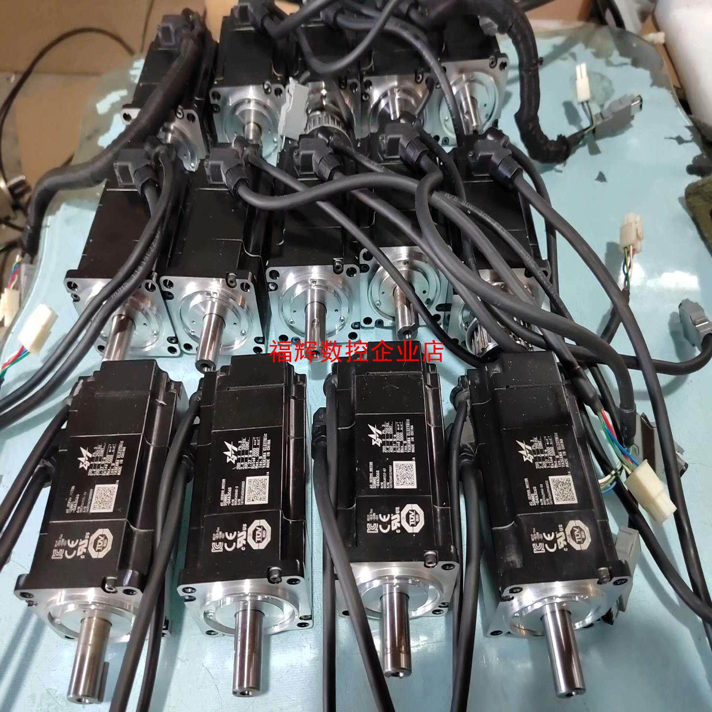 安川7系伺服电机SGMMS-04A3C6S口罩机拆机件【询价】