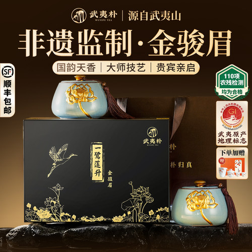 武夷山金骏眉红茶叶礼盒2025新茶
