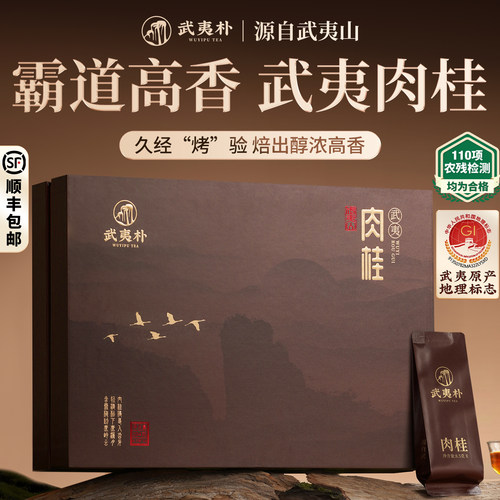 武夷山肉桂2025新茶礼盒浓香型
