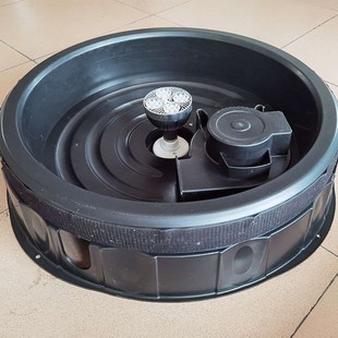 直径63CM圆盘充气手机灯s光广告立柱充气灯柱装饰底盘150W气模风