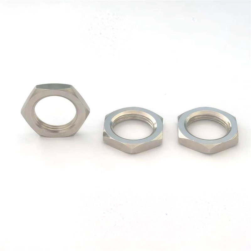 304不锈钢六角螺母螺丝帽螺栓帽 D防松防锈冷镦车床加工件非标定