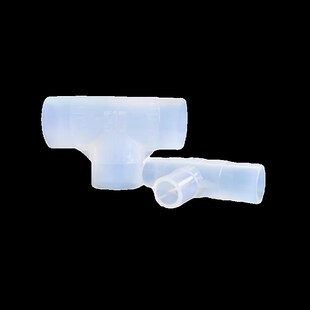 PFA三通焊接厚壁对焊三通接头15A 25A 40AO对焊接式PFA三通管接头