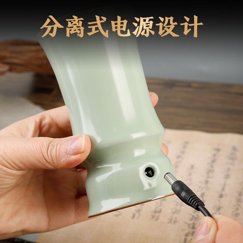 台湾绮嘉心十一代充电熏香炉手y持便携品沉香奇楠粉原料品闻香道