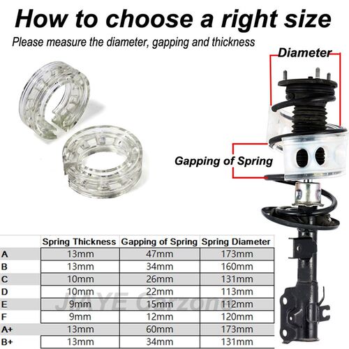 Car Styling Autobuffer Accessories For Shock AbsorVber Sprin