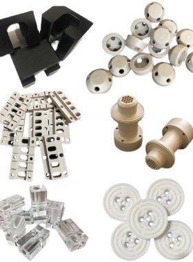 PEEK尼龙ABS绝缘电木板UPE尼龙PCOM环氧树脂板塑料零件cnc五金加