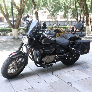适用无极CU250摩托车LX250 件 22后G尾货架尾箱背箱支架后靠背改装