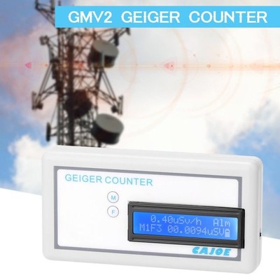 Portable Handkle GMV2 Geiger Counter Assembled Nuclear Radia