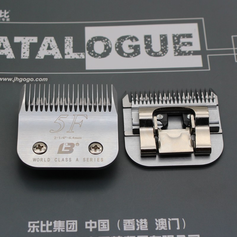 乐比630宠物电推剪A5F刀头620剃毛器高碳钢Ja5号通用刀头留毛6.4m