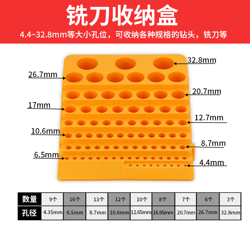 数控零件盒筒夹收纳盒铣刀收纳盒刀片收纳盒bt刀柄刀杆收纳盒