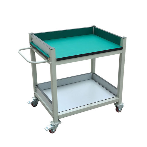 工厂车间可移动带万向轮载重防静电工作台桌子工具转运车小推车