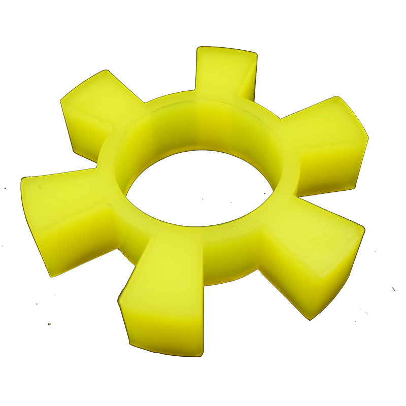 聚氨脂六角垫联轴器T型弹性块牛筋六角梅花弹性圈缓冲垫对轮胶垫