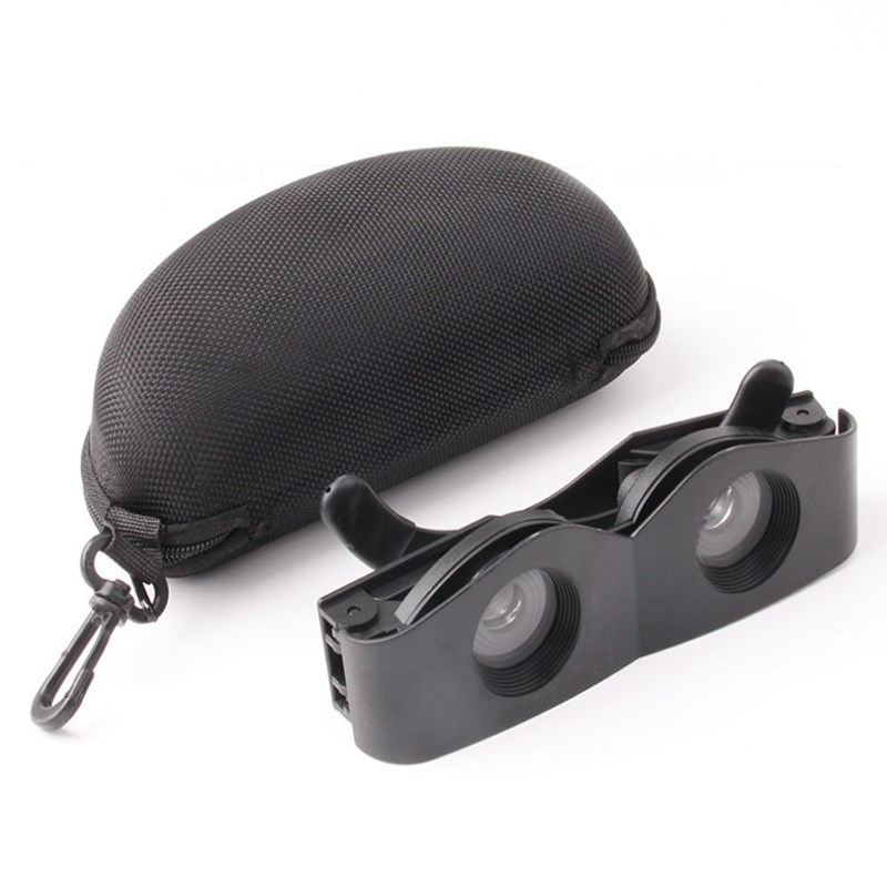 拜斯特垂钓眼镜式钓鱼望远镜3倍放大拉近看鱼漂双色镜片可切换