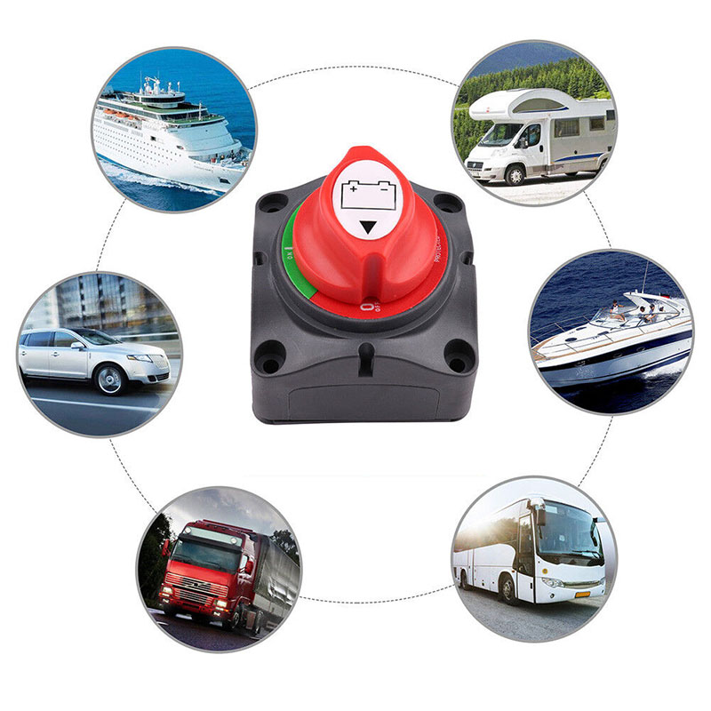 汽车电瓶开关房车货车隔离阻断器电池改装断电保护防漏电绞盘接线