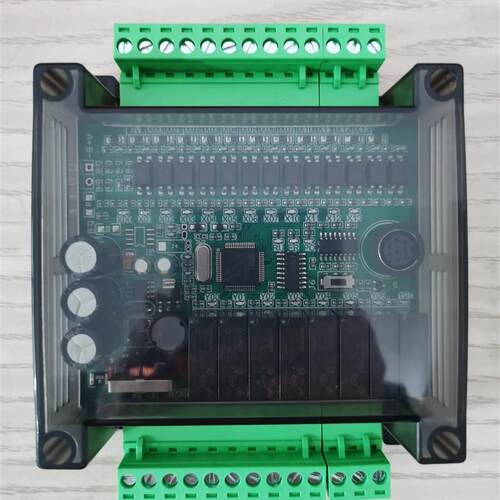 国产PLC控制器工控板可编程控制器FX2N-20MR/时钟/模拟量/pt1000
