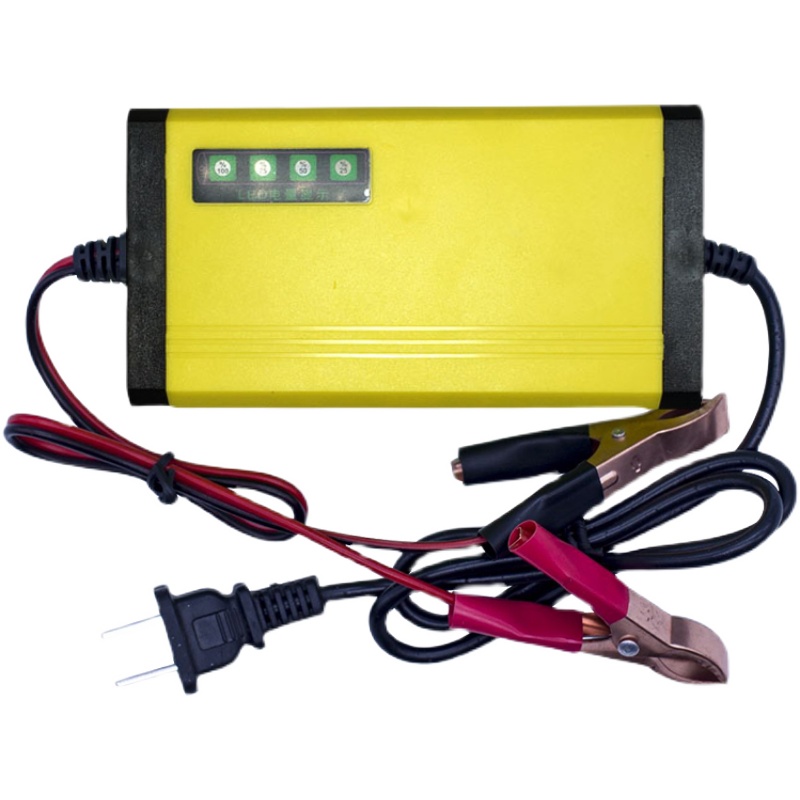 升级版智能12V踏板摩托车电瓶充电器12/20AH蓄电池修复充电机干水