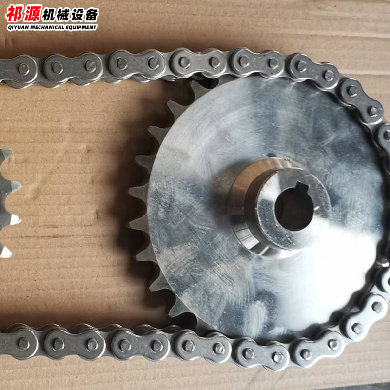 定做4分5分6分工业尺寸链轮配08B10A双排链条16齿20齿不锈钢链轮