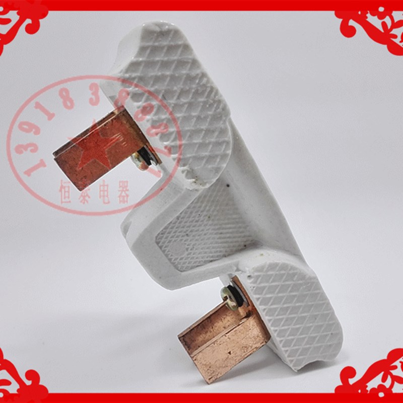 国标瓷插上海金山RC1A-60A插入式熔断器家用保险S丝RC1白料 上插