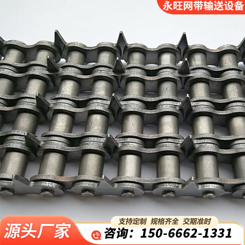 尖齿链条08B10A12A带齿链条4分5分6分工业传动滚子链条V型尖齿链