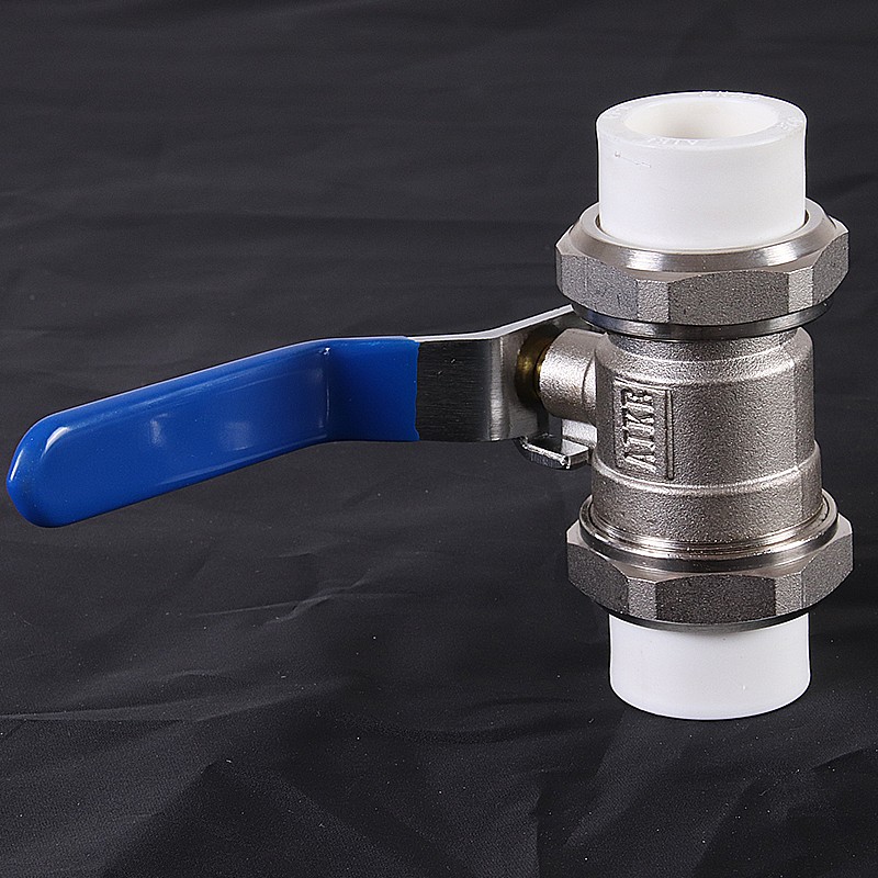 全铜PPR球阀开关阀门4分6分双活接铜阀门水管配件热熔水伐20 2532