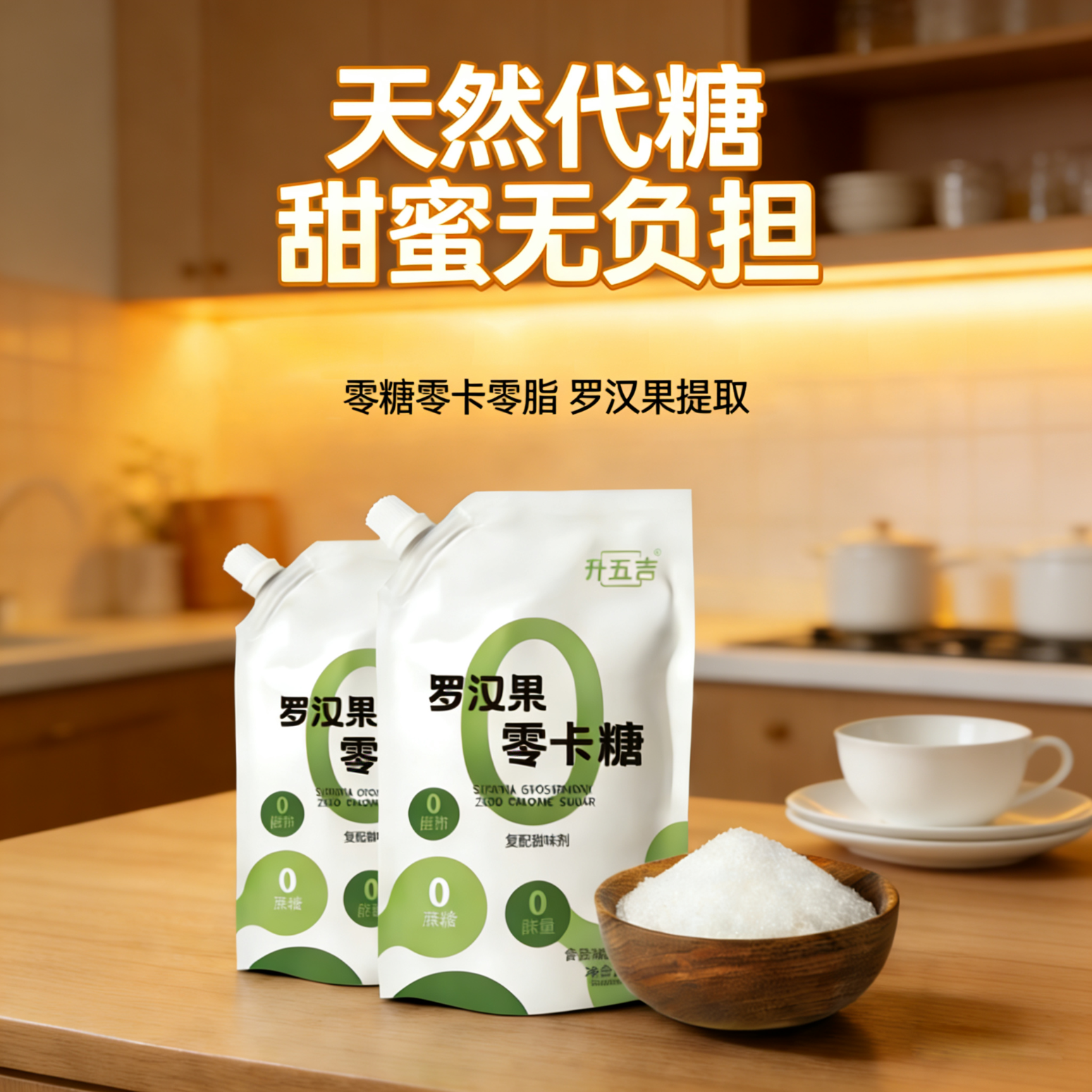 罗汉果零卡糖代糖0糖0卡0脂无糖
