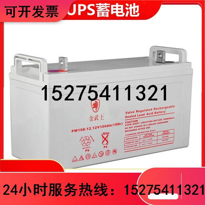 金武士蓄电池PW/PH100-12V100AH200 65 38 24 17AH-12机房UPS电源