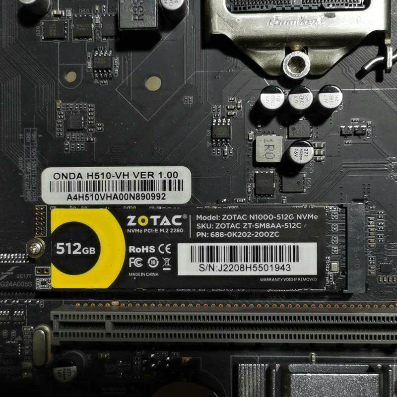 【议价】130包邮只用了二百多小时的索泰512g m 2固态硬盘