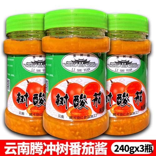 云南保山大树酸茄酱洋酸茄番茄酱洋鸡蛋腾冲特产酸辣栗树园调味料