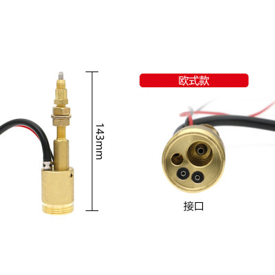 。送丝机主体接口气保焊枪插座铜底座气保焊欧式OTC式二保焊机配