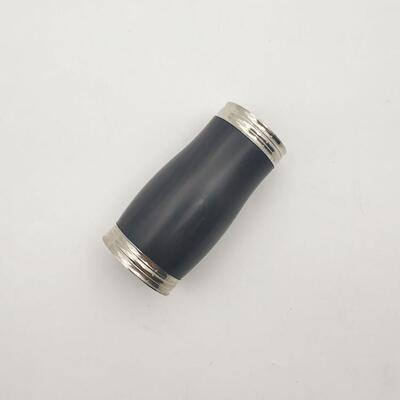 极速乐器配件单簧管乌木t节筒黑管节管带银边金属圈纹路随机