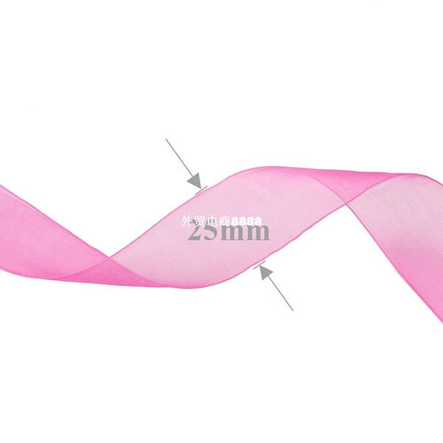 极速25mm Organza Roibbon Sewing Tape Accessory Chiffon F