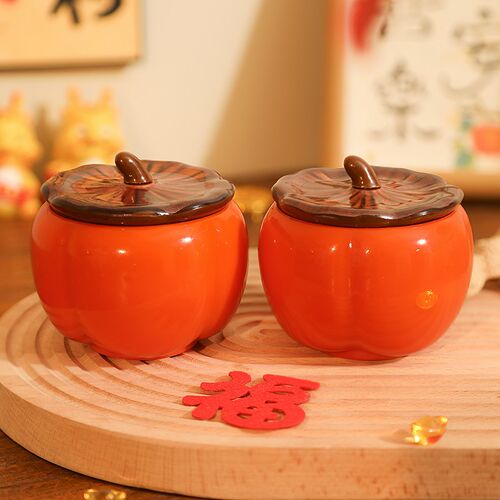 新品乔迁之喜装饰事n事柿柿如意柿子摆件新居布置搬家入宅仪式用