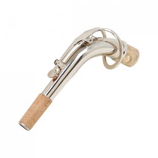 极速25mme管口径降E调中音萨克斯弯脖 木管配件saxophone银色黄铜